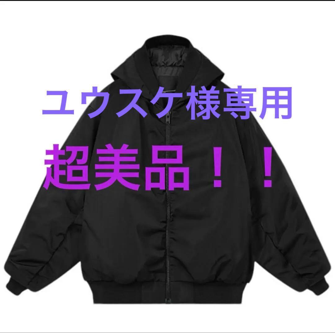 最終値下げ‼️超美品‼️ラッドミュージシャン24FWフード付きMA1ブルゾンブ46