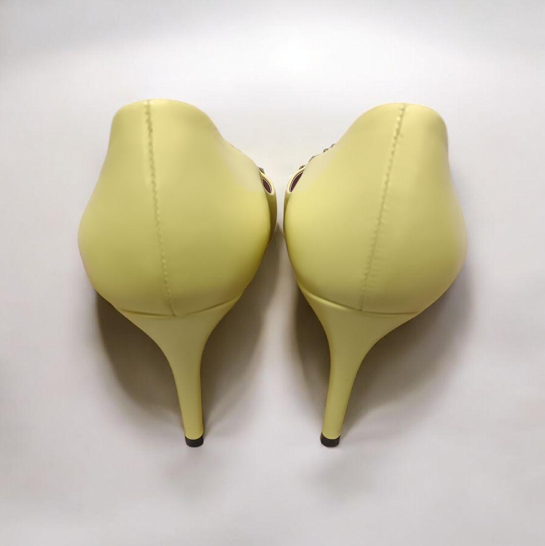 希少カラー★GUCCI グッチ スタッズ パンプス イエロー 36（23cm）