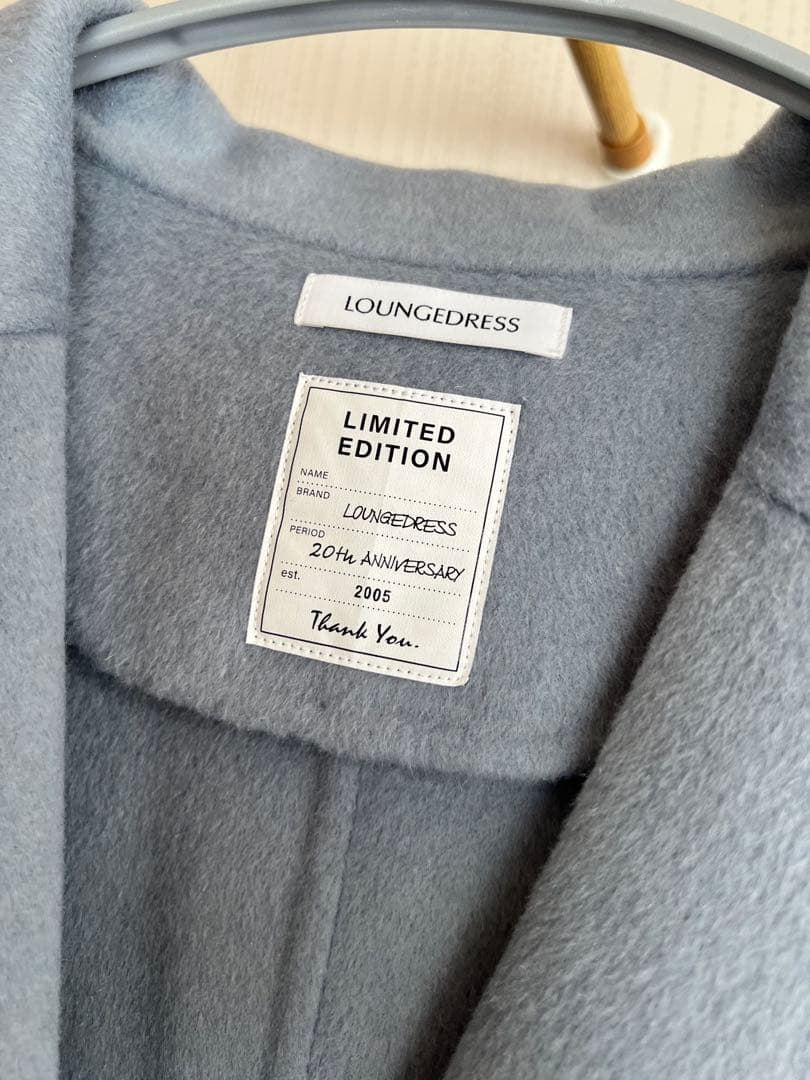 完売品☆LOUNGEDRESS☆20周年限定☆ロングリバーコート☆ブルー