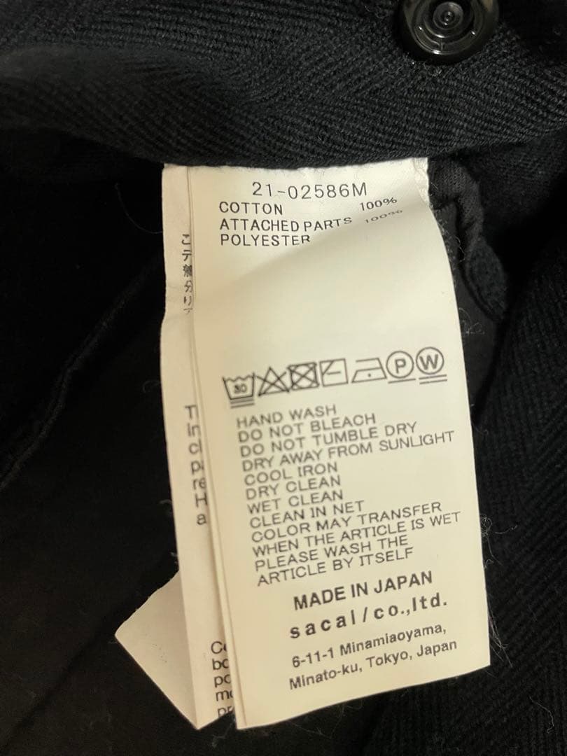 sacai ロングスリーブシャツ