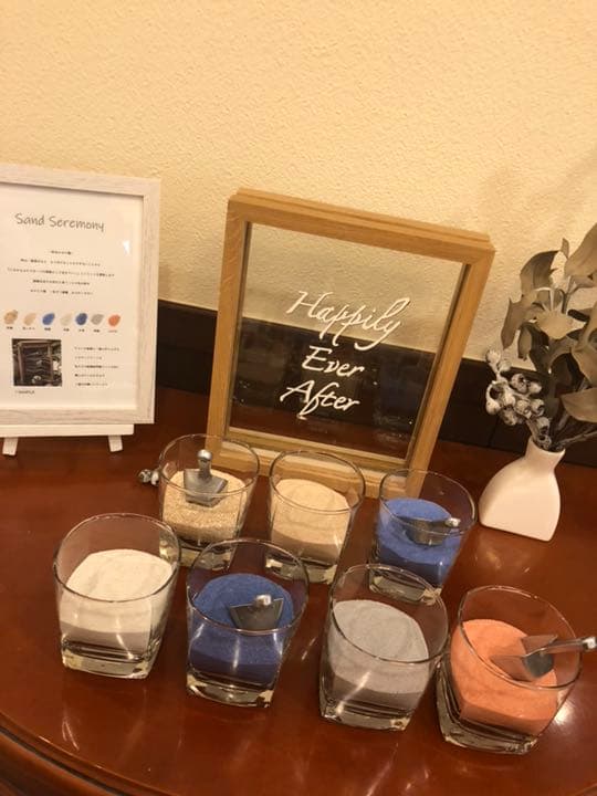 サンドセレモニー 容器 蓋つき 砂 説明文 セット