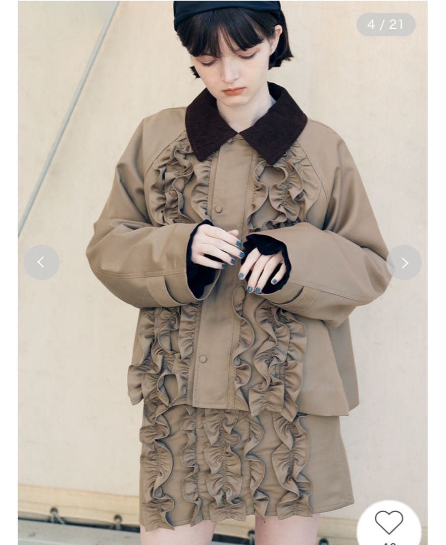 FURFUR フリルワークジャケット