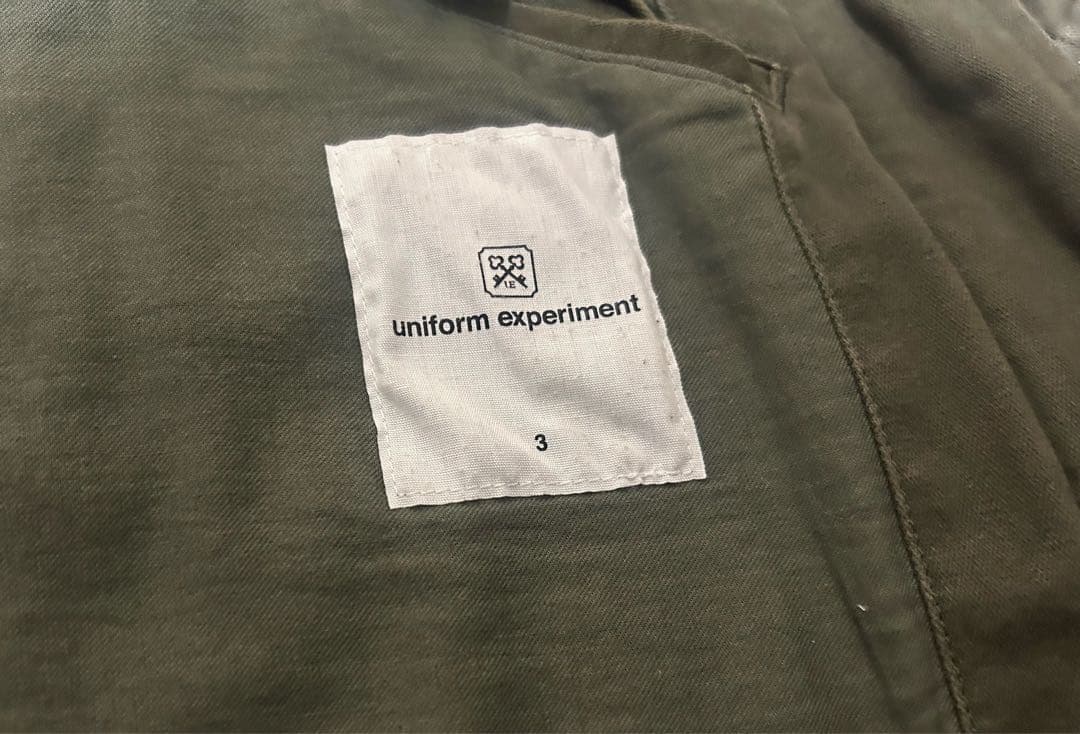 ジャケット・アウター UNIFORM EXPERIMENT WASHED FLIGHT BLOUSON
