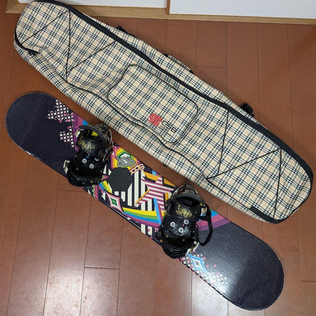 【3WAYバッグが便利！】SPOON スノーボードセット 初心者◎136cm