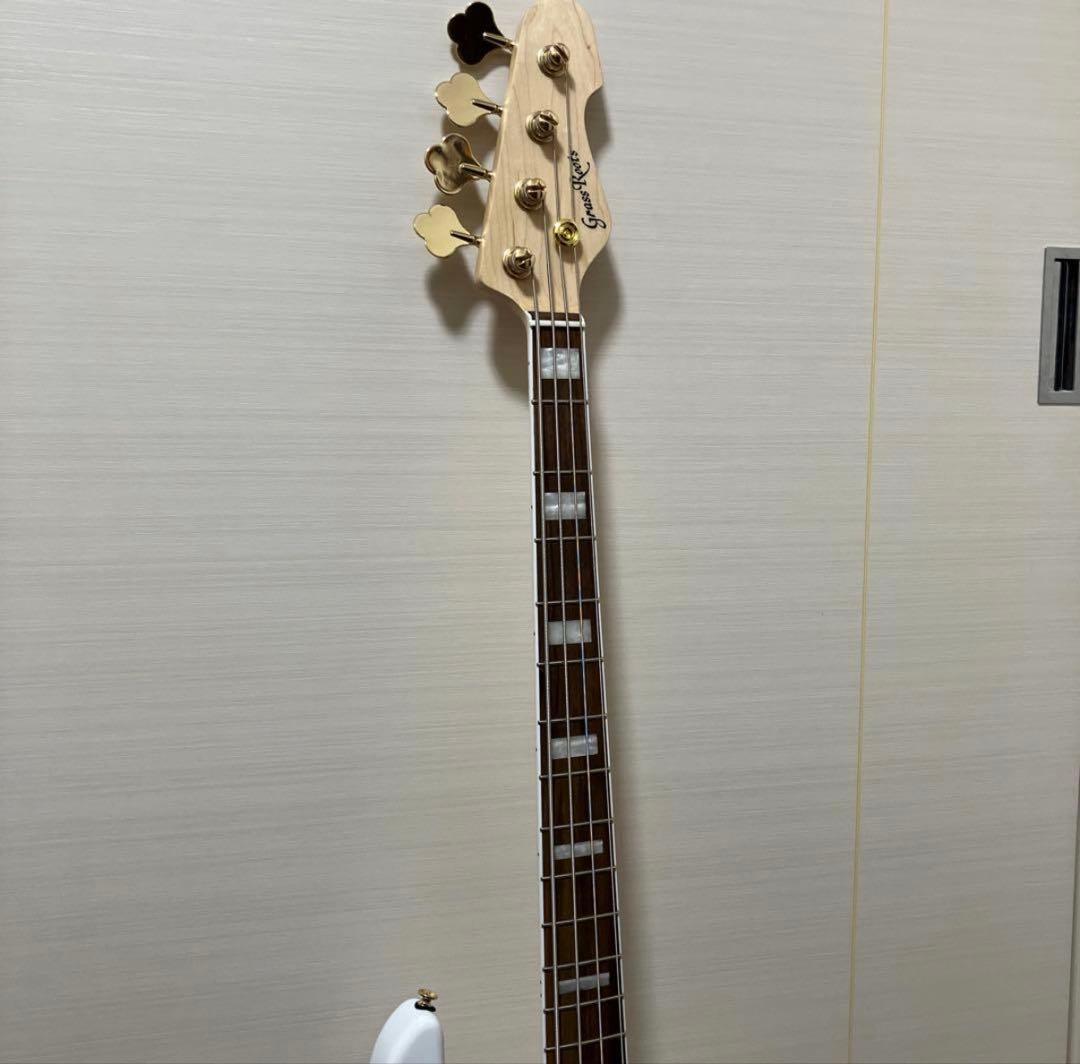 Grass Roots G-AMAZE  White エレキベース