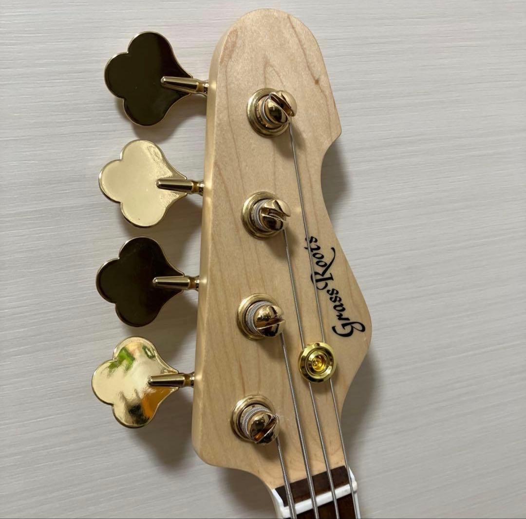 Grass Roots G-AMAZE  White エレキベース