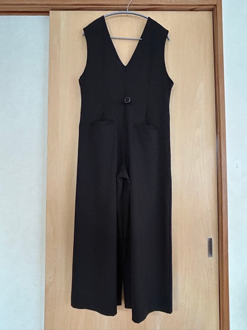 北欧暮らしの道具店　ポンチ素材のオールインワン ブラック　2024購入品