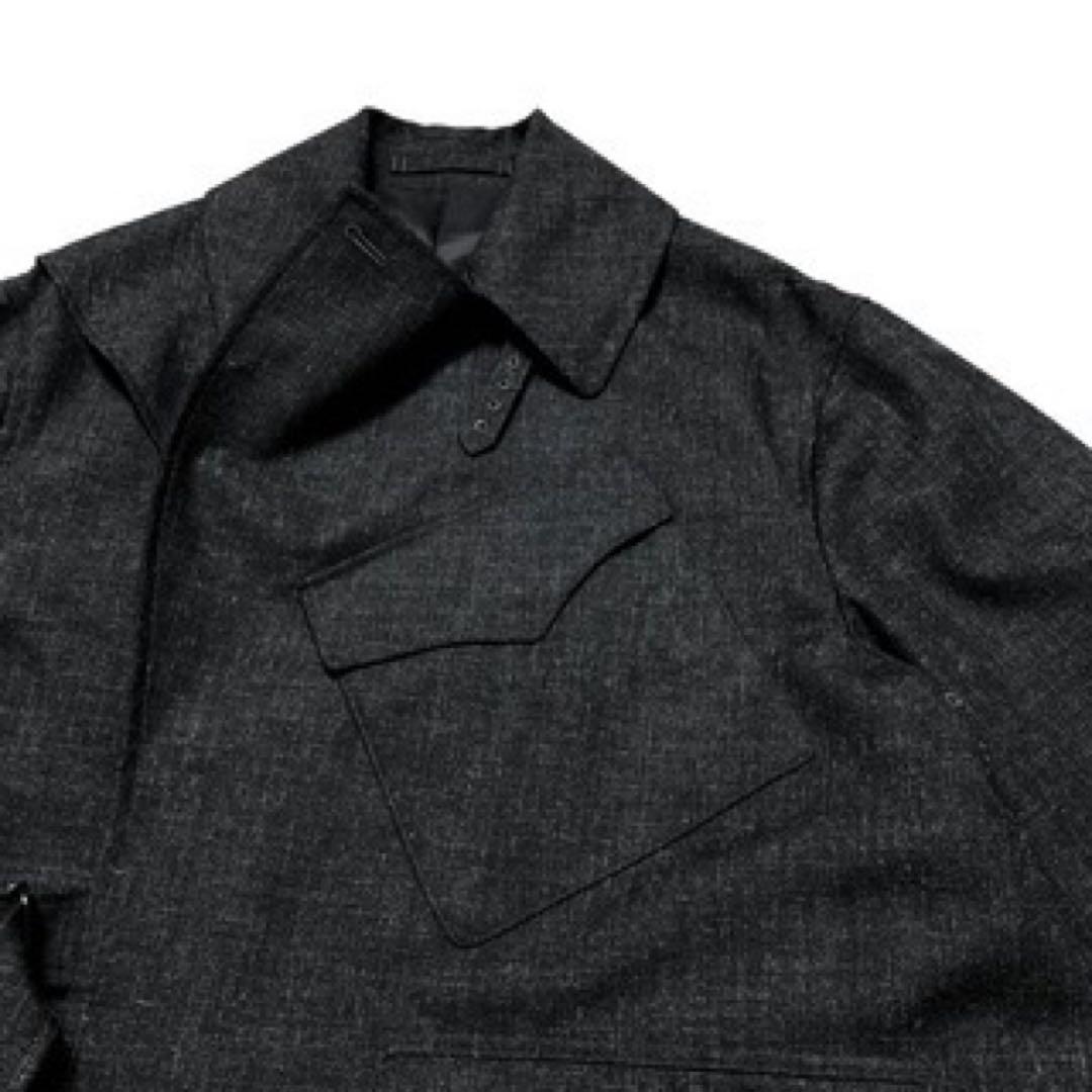 ジャケット・アウター blurhms wool ramie motorcycle jacket