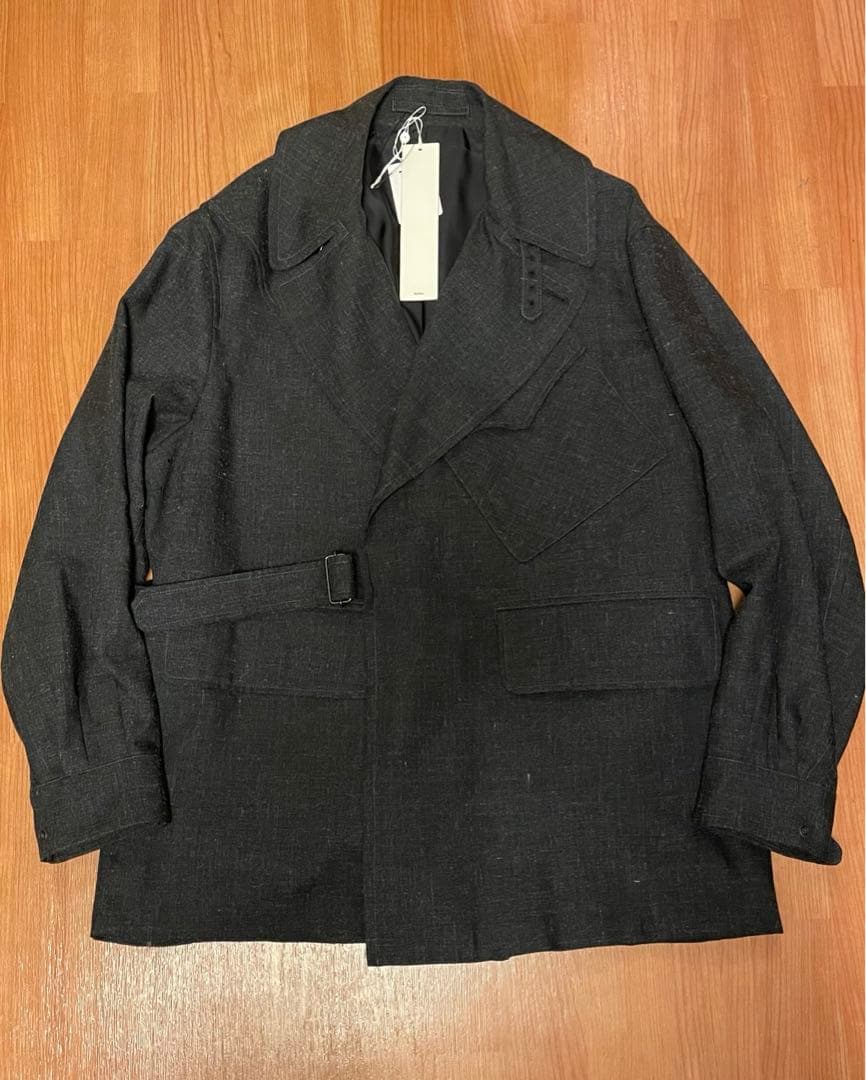 ジャケット・アウター blurhms wool ramie motorcycle jacket