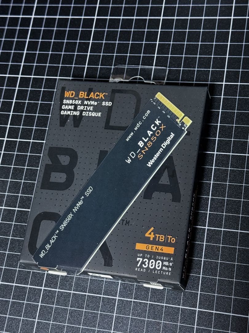 【新品未開封】【1点限り】WD BLACK SSD SN850X（4TB）