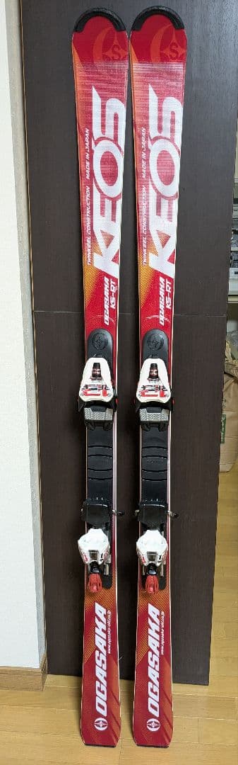 165cm OGASAKA KEOS スキー板 レッド
