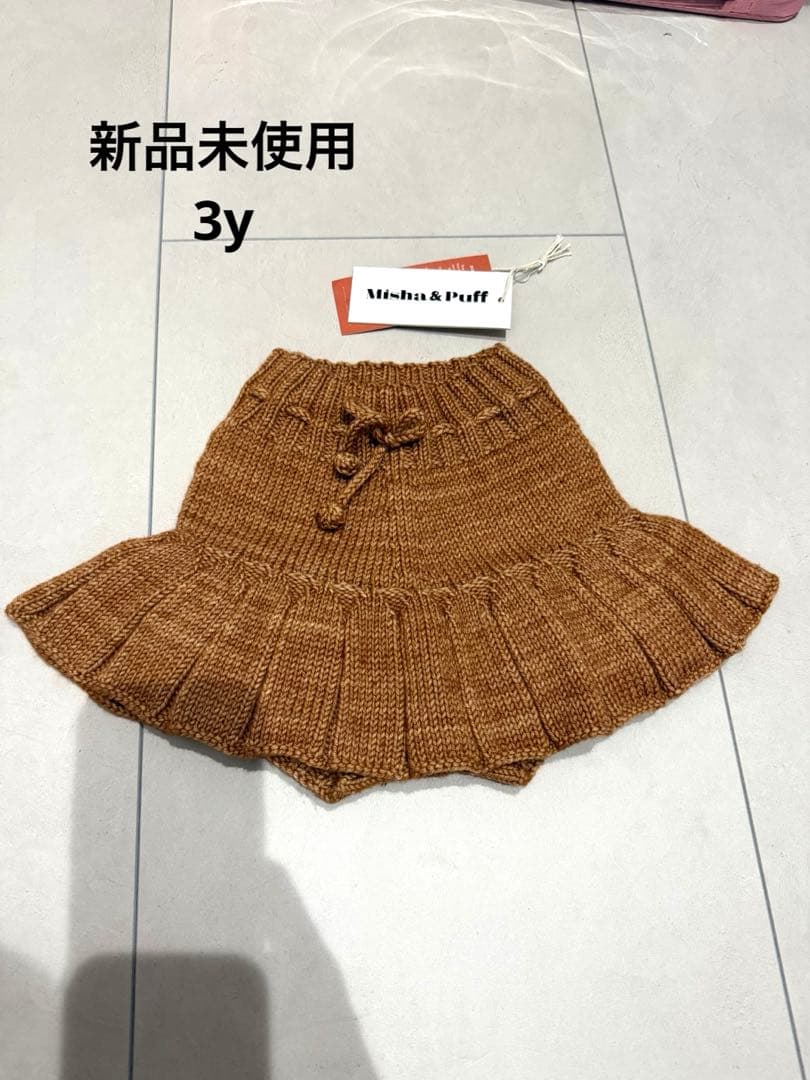 新品タグ付き misha and puffスケポン3y