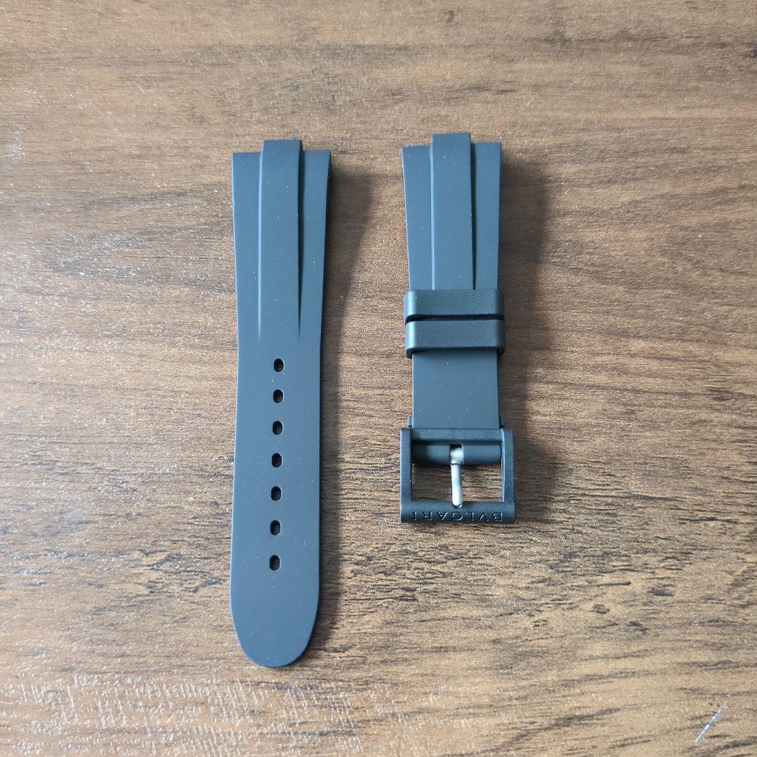 BVLGARI ブラック ラバーベルト新品正規品