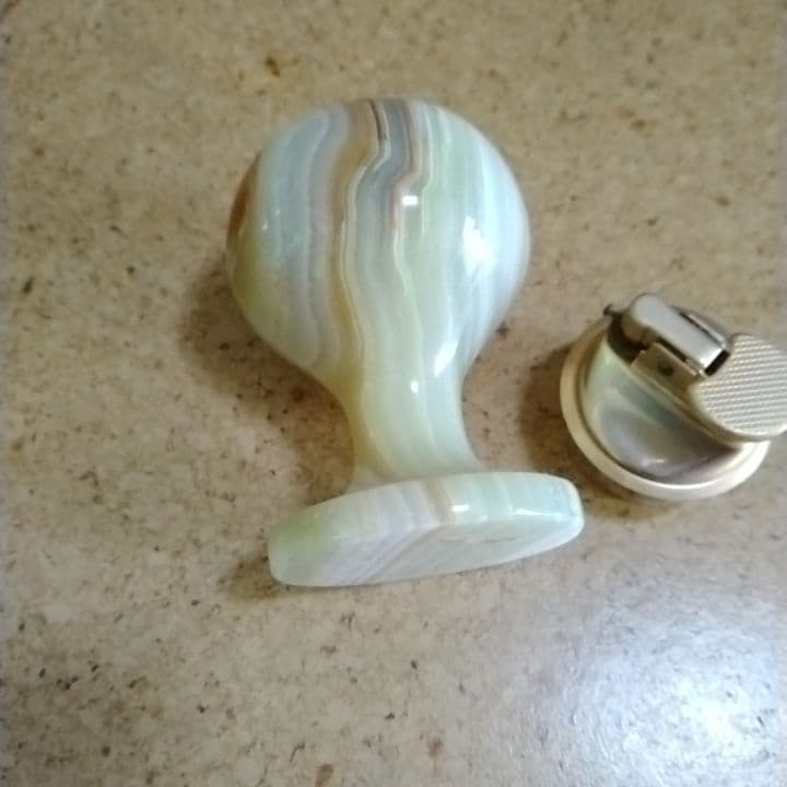 翡翠　灰皿　大理石　天然石　小物入れ