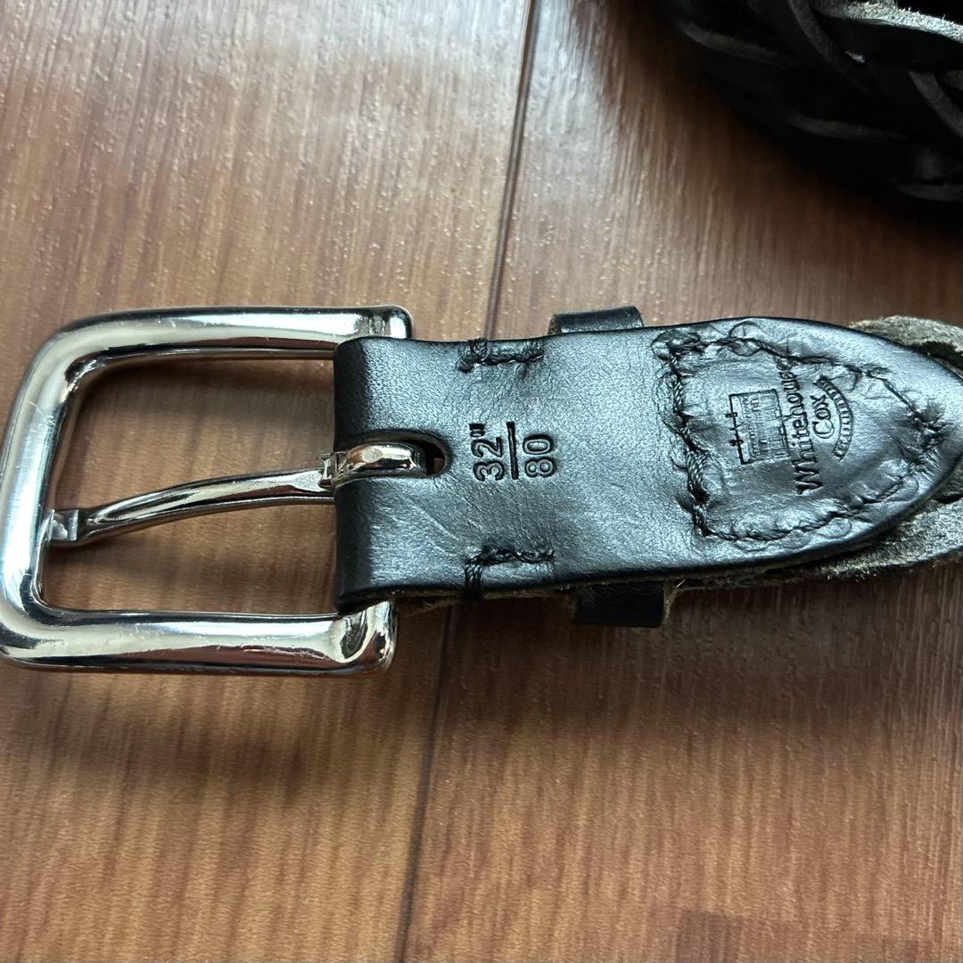 レザー メッシュベルト 32/80