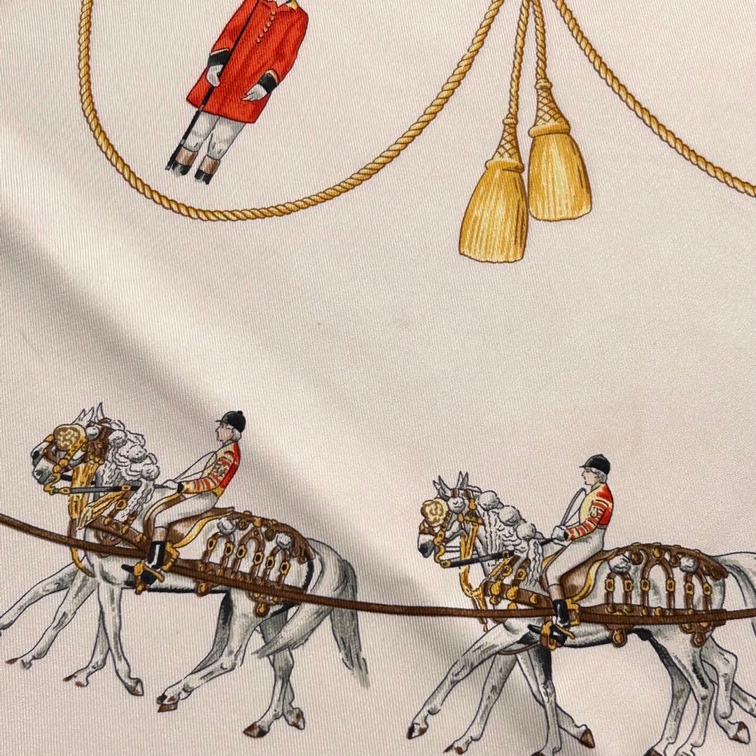 【極上美品】正規店購入品 エルメス カレ90 王室の馬小屋 ヴィンテージ 綺麗