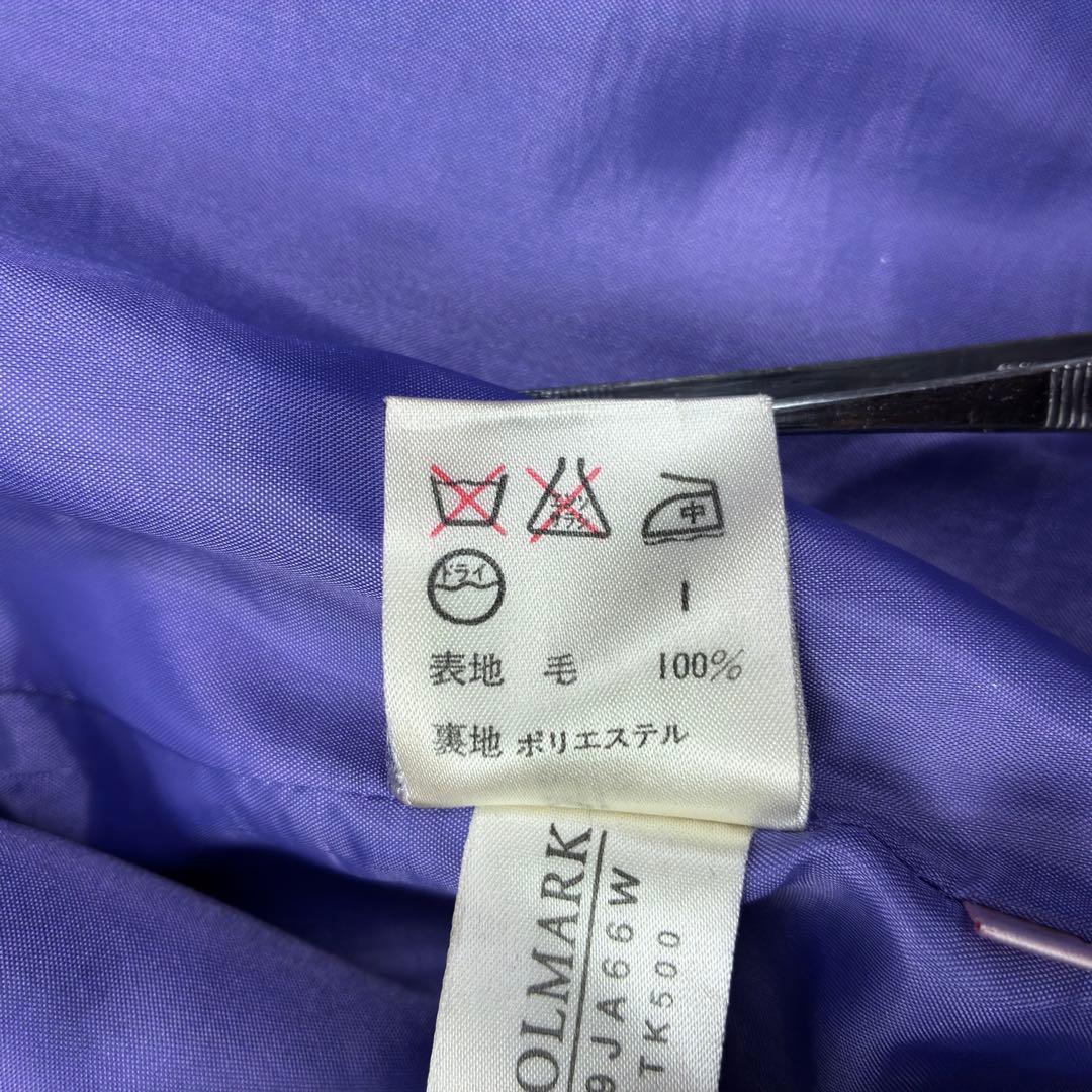 美品　ポールスミス　マキシ丈　ダブルチェスターコート　ウールメルトン　L　黒