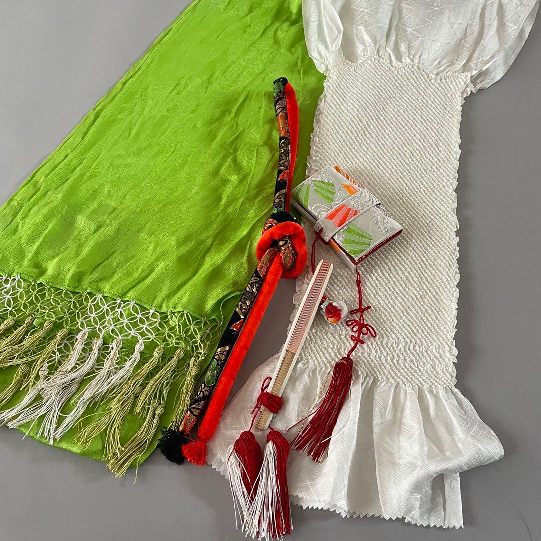 七五三　7歳　正絹お着物セット