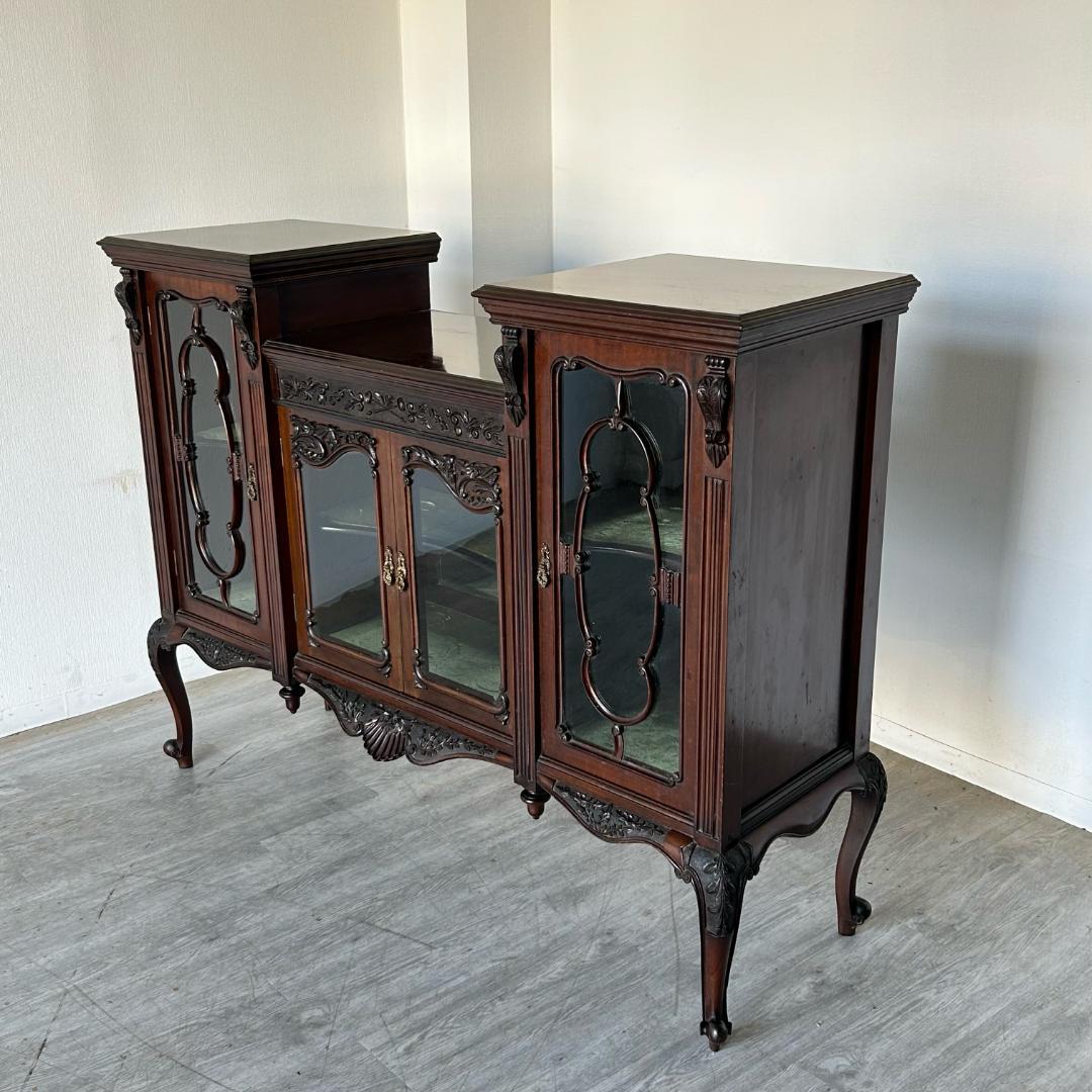 イギリス アンティーク　家具 ブックケース キャビネット 1930年頃 494A