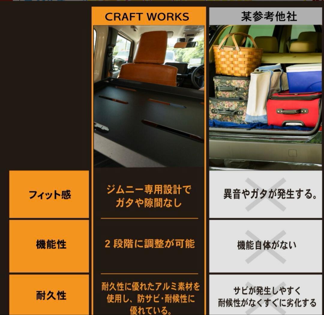 CRAFT WORKS リアラゲッジラック JB64 JB74