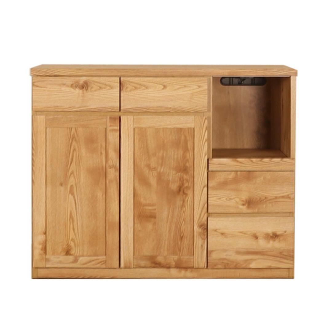 カップボード　食器棚　120cm 木製