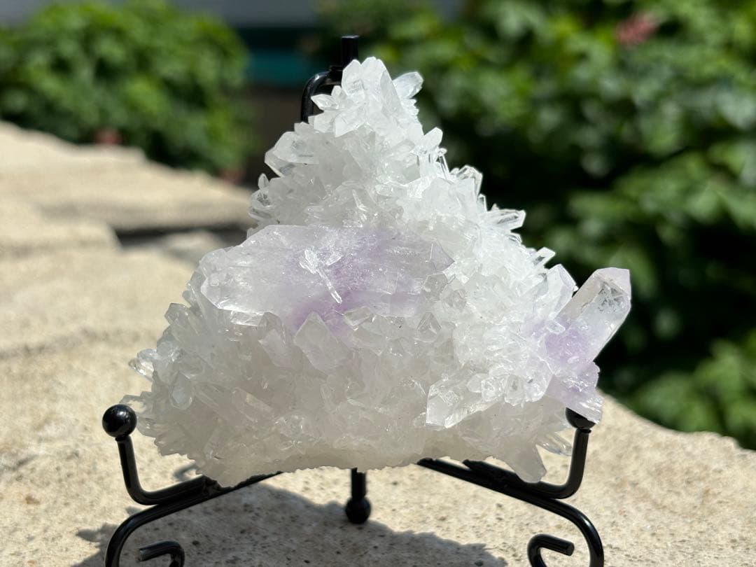 【強力浄化】ヒマラヤ水晶クラスター⭐️アメジスト共生⭐️ R51