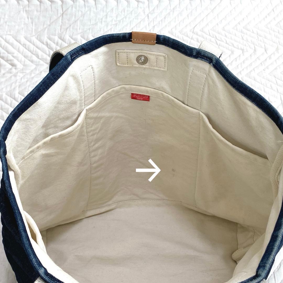 こ*う様 【希少】PORTER×CANTON コラボ インディゴデニム トートバ