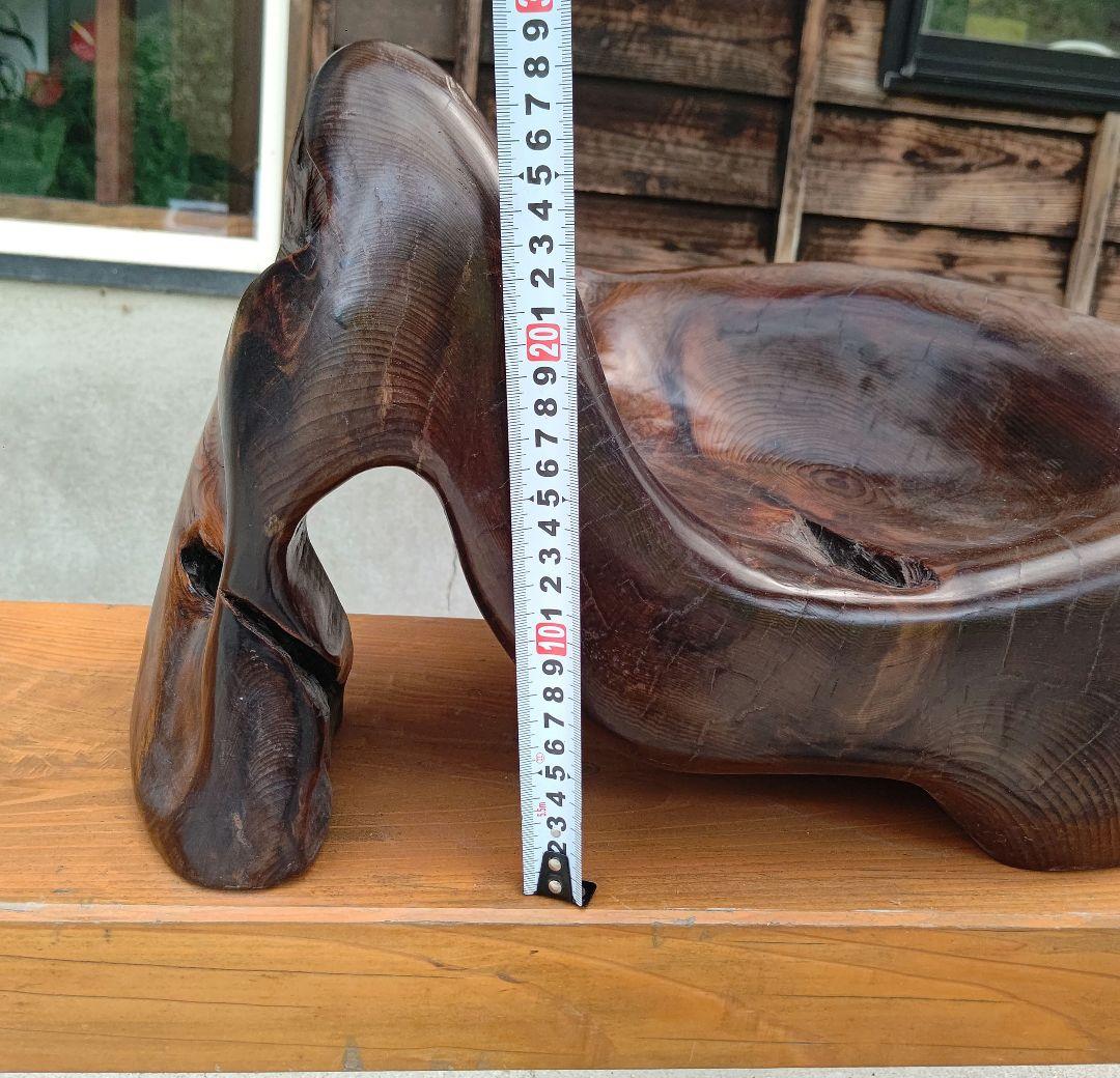 （未使用品）樹種不明　置物　木　小物 木材