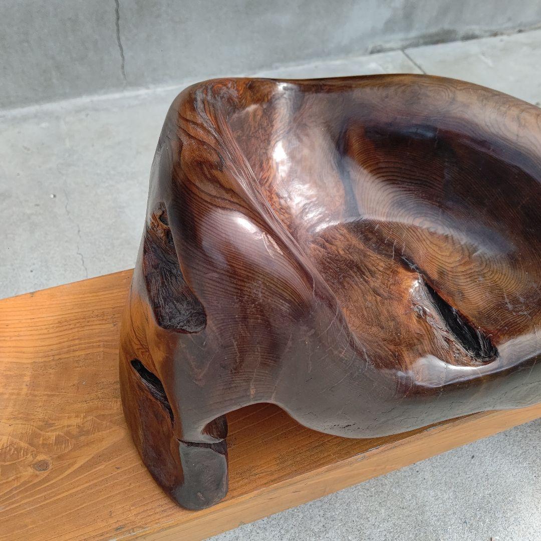 （未使用品）樹種不明　置物　木　小物 木材