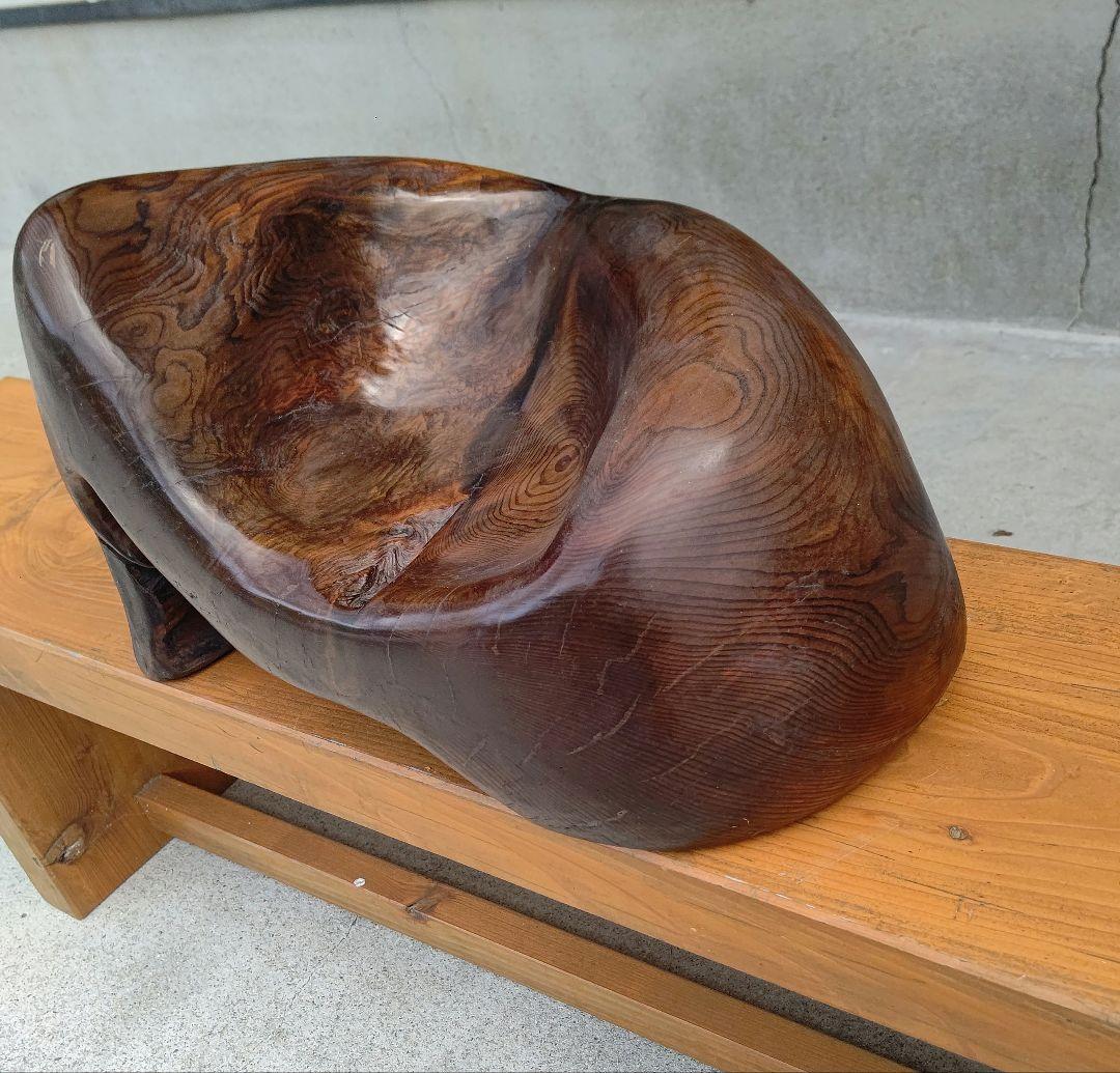 （未使用品）樹種不明　置物　木　小物 木材