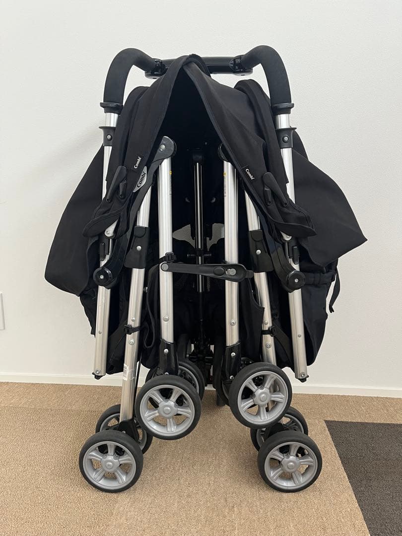 コンビ Combiツインスピン双子用2人乗りベビーカー