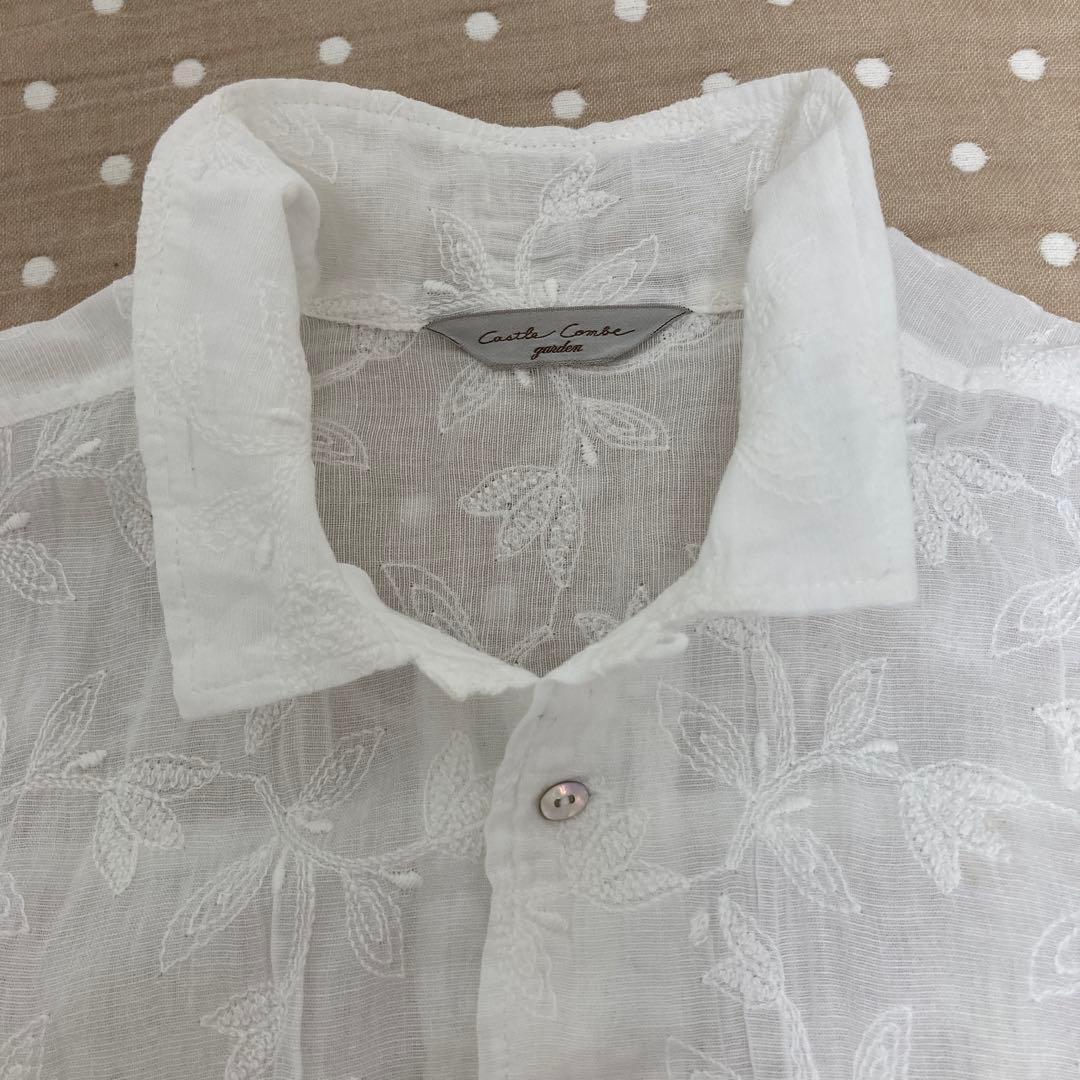 国&昌さま コットンハウスaya 刺繍　半袖ブラウス　白2枚