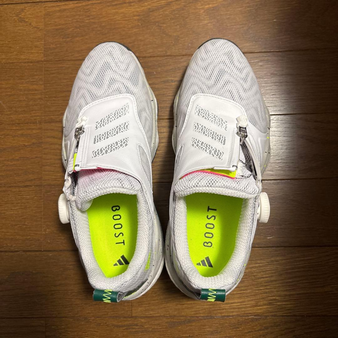 美品　adidas BOOST ゴルフシューズ 女性用 ホワイト