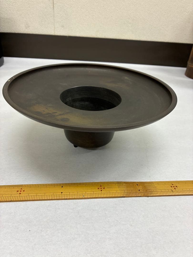 銅器 花瓶　花器　コンポート