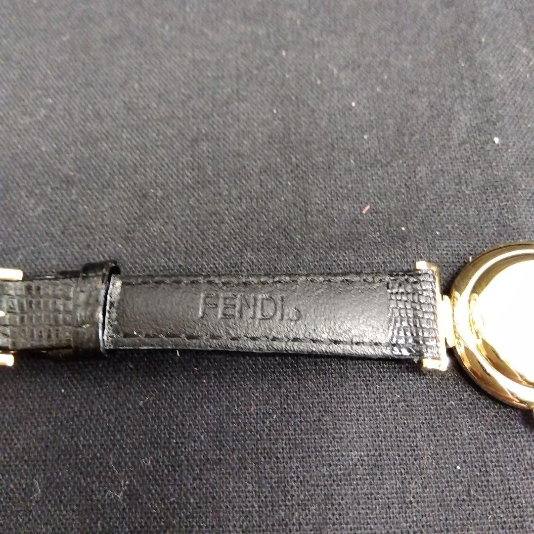FENDI 腕時計 F3211-320 ブラックレザー