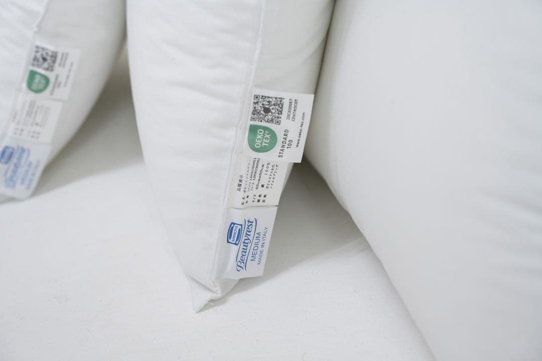 シモンズ（Simmons） 正規品 枕 イタリア製 ４個セット