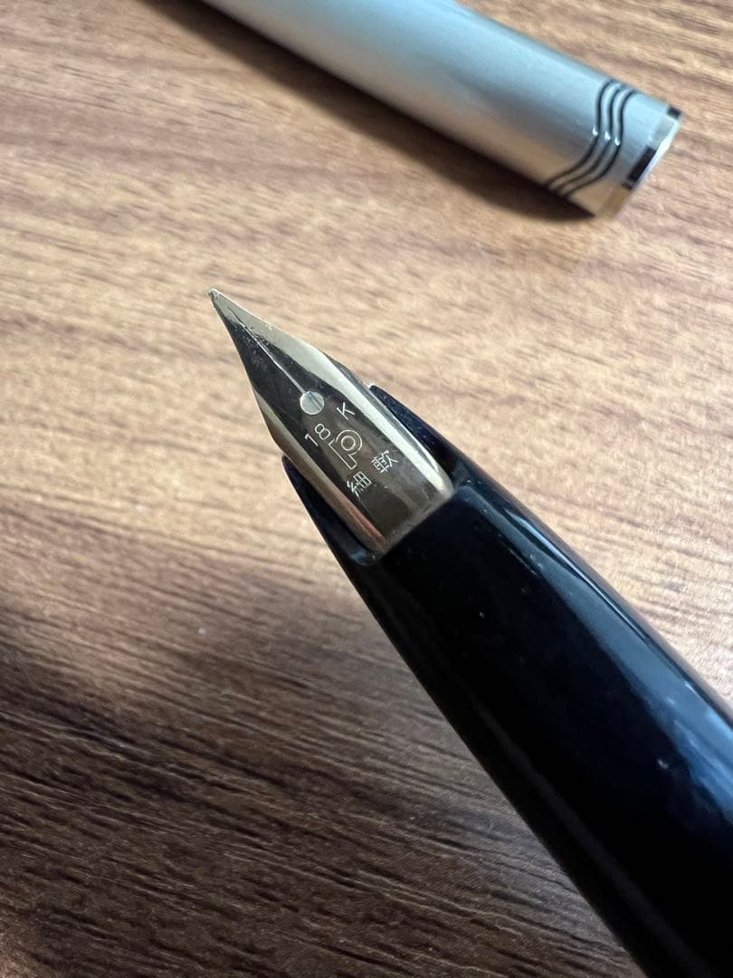 拓海さん専用　プラチナ　万年筆　18k 銀キャップ