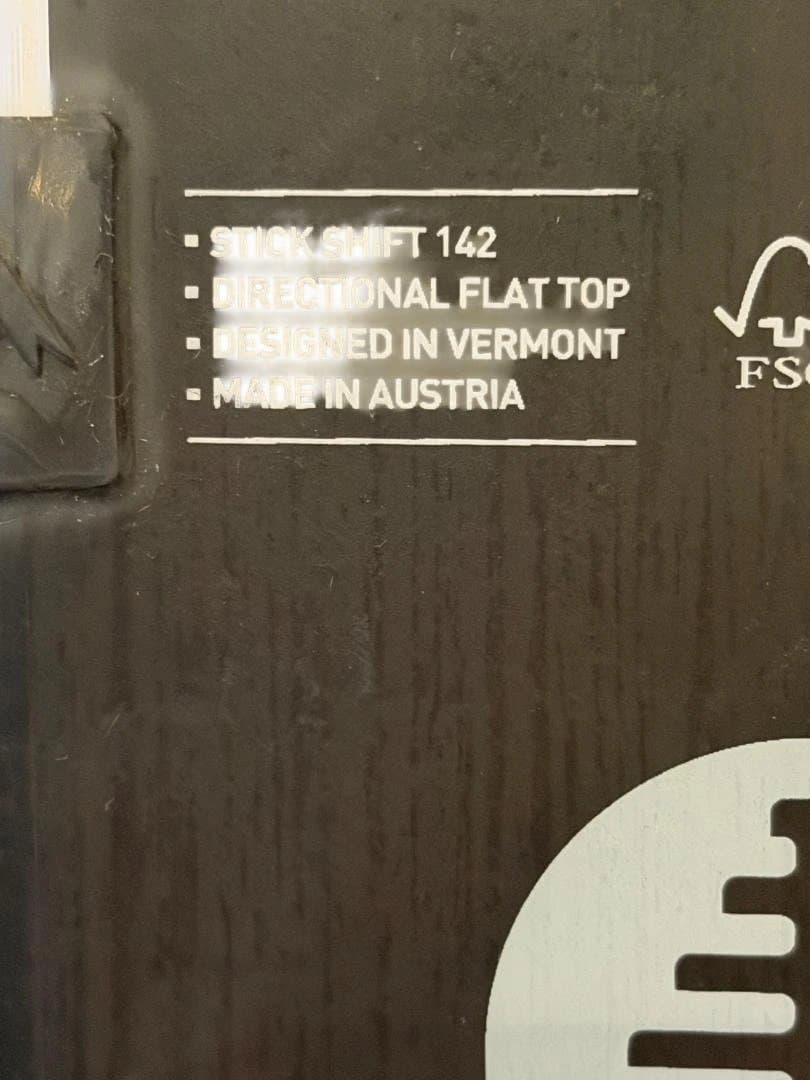 新品！Burton Stick Shift 142cm スノーボード