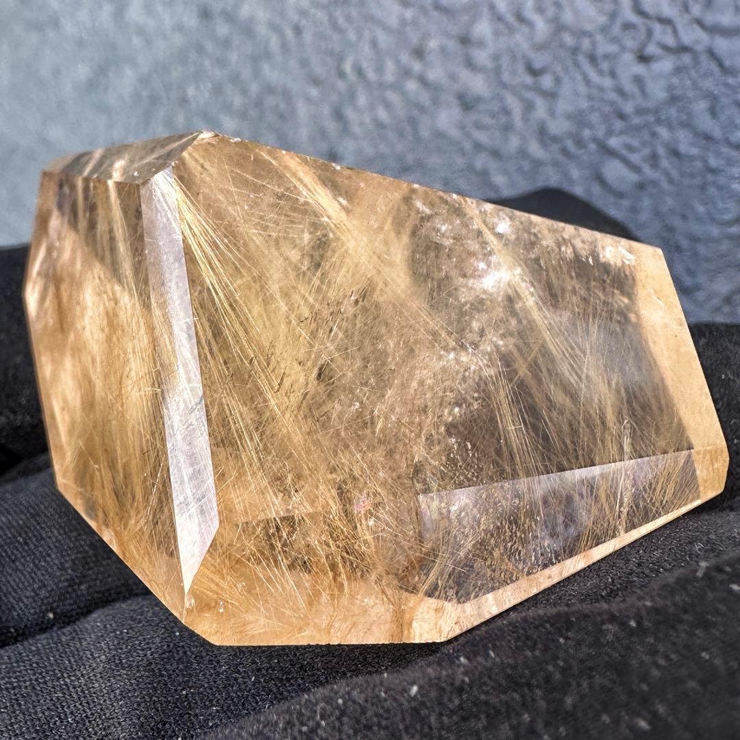 【財運・金運・事業運up❗️】ルチルクォーツ☆フリーフォーム水晶 原石A1519