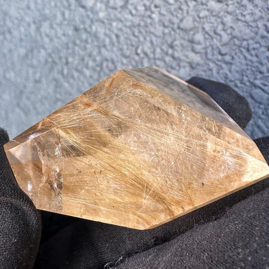 【財運・金運・事業運up❗️】ルチルクォーツ☆フリーフォーム水晶 原石A1519