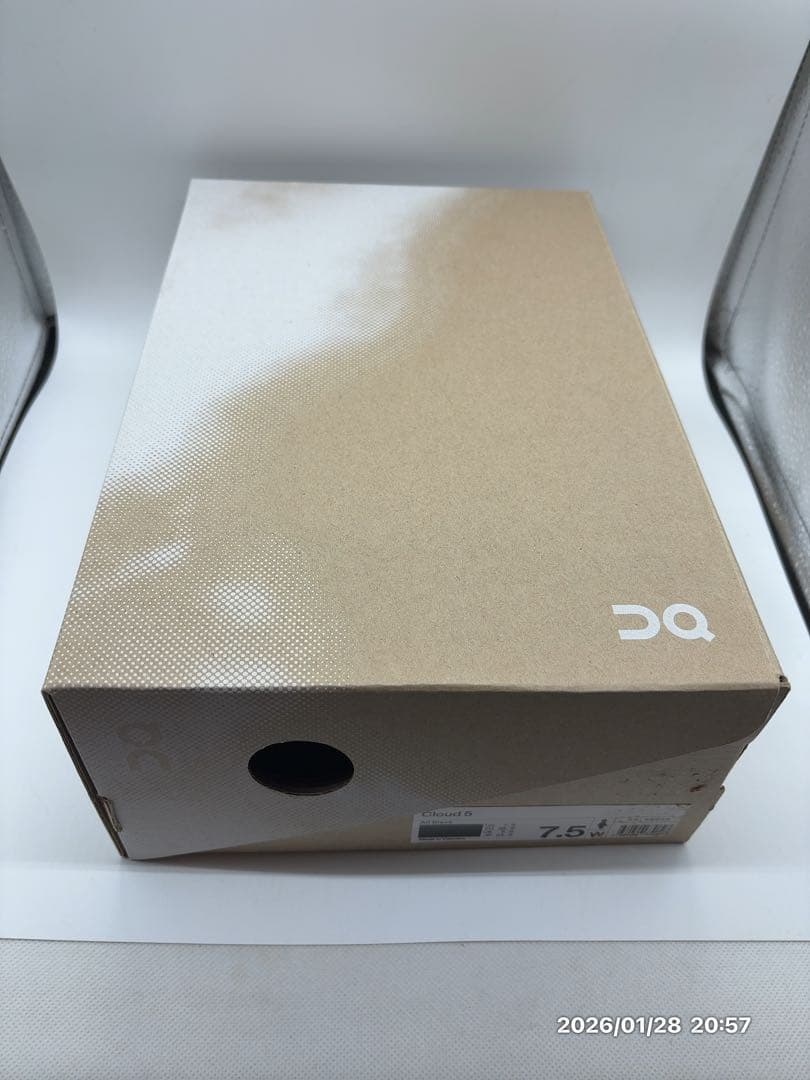 ONランニングシューズ Cloud5レディース All black 24.5cm