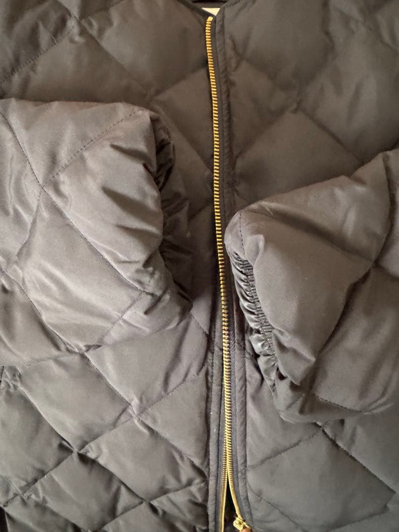 TAION×UNFILO キルティングダウンショート丈ブルゾン 【濃紺】S