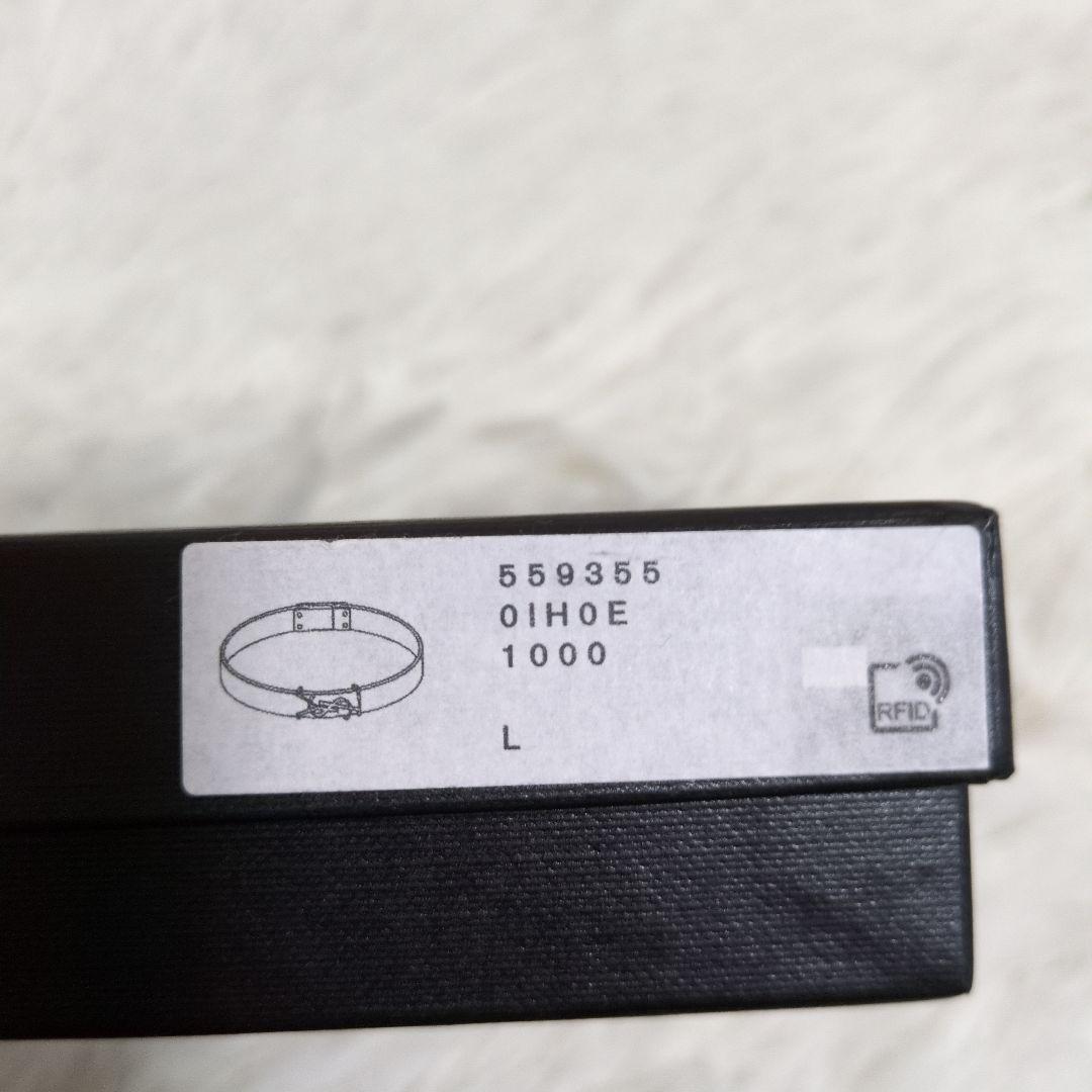 YSL　サンローランパリ　ブレスレット　カサンドラ　オピウム　レザー　現行