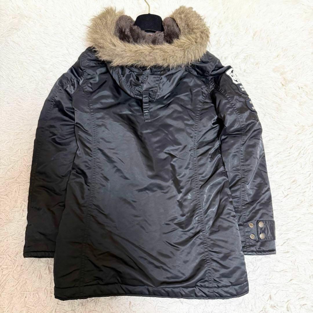 美品/希少✨ヒステリックグラマー ヒスガールワッペン ミリタリージャケット 黒