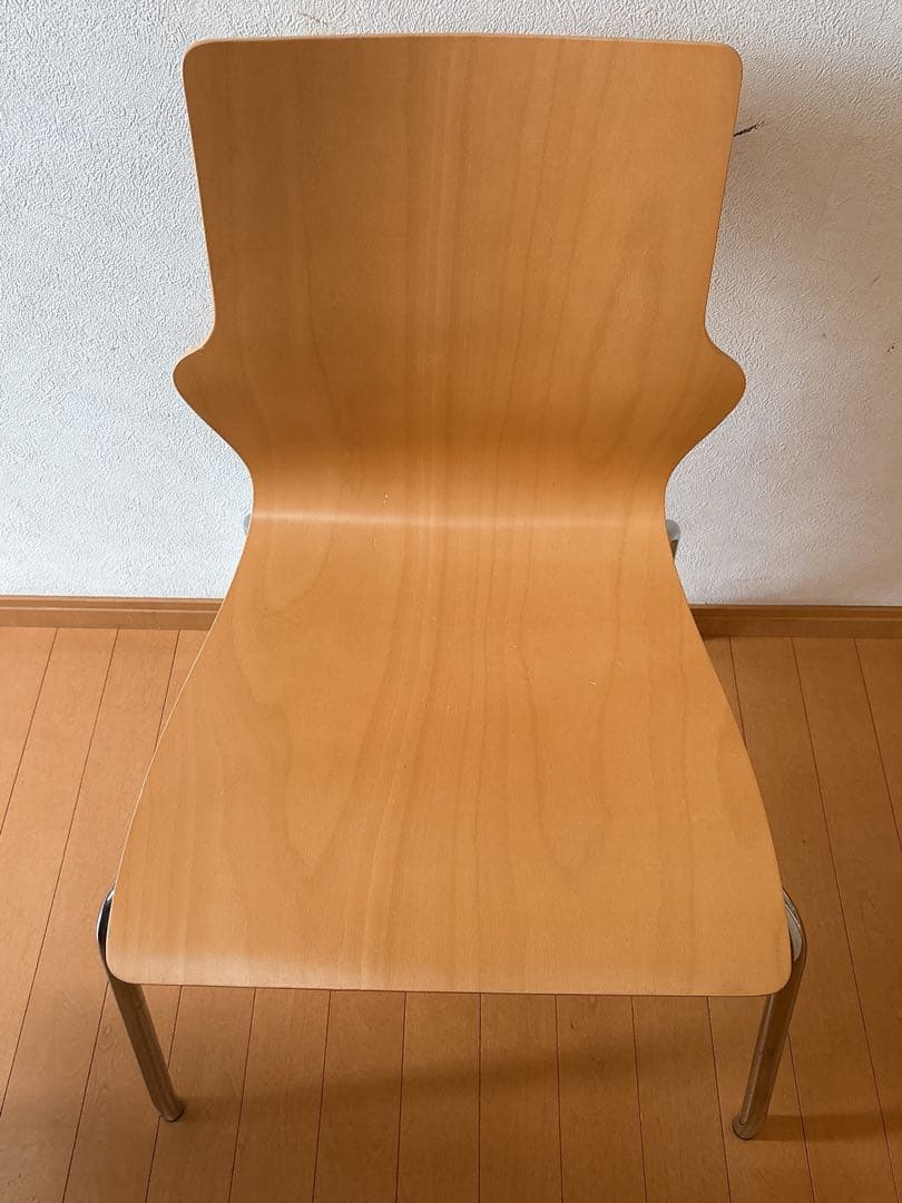 椅子 IKEA contract stackingchairplywoodchrome