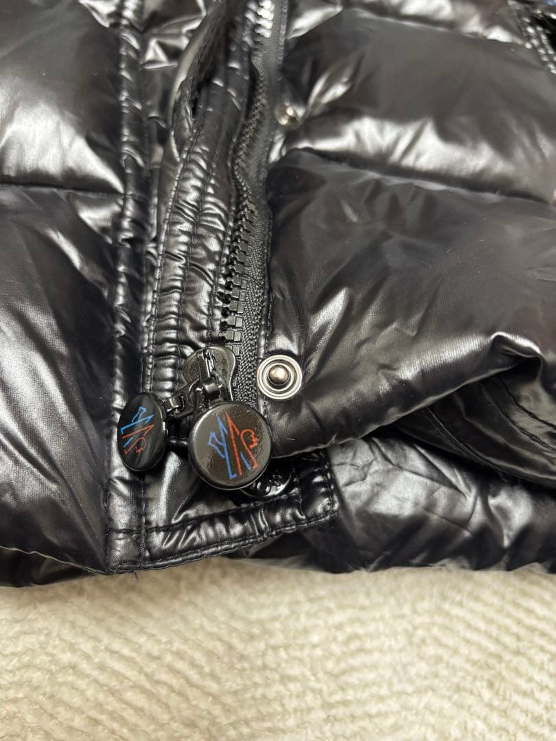 ☆お値下げ☆モンクレール ファーダウンベスト 黒サイズ1 MONCLER