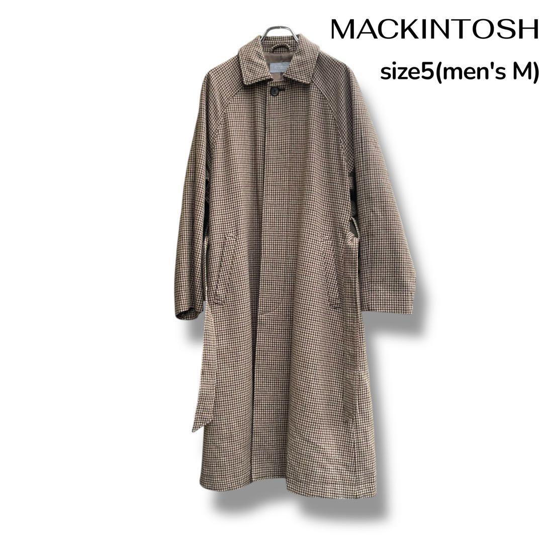 定価15万円以上 美品 マッキントッシュ ガンクラブチェック コート M