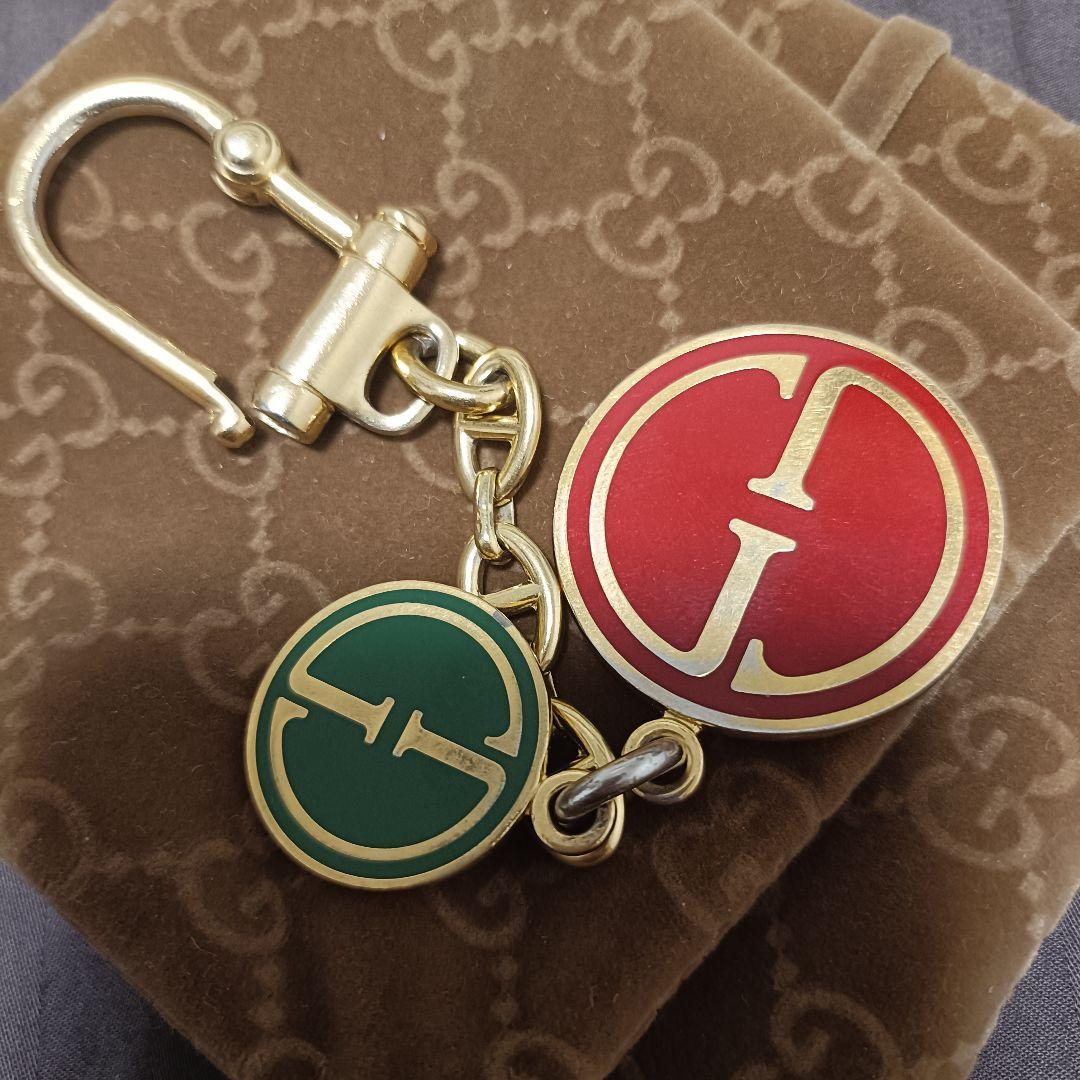 超希少 オールドグッチ キーリング インターロッキング シェーヌダンクル