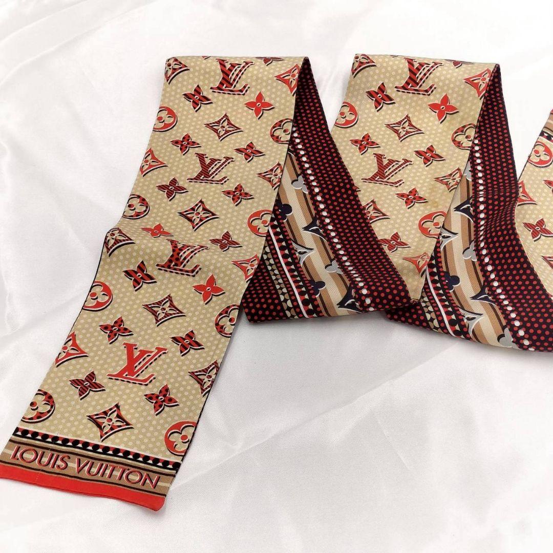 【極美品】1131 LOUIS VUITTON バンドー モノドッツ スカーフ