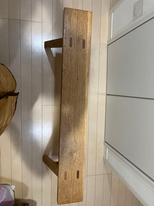 無印良品オーク材ベンチ